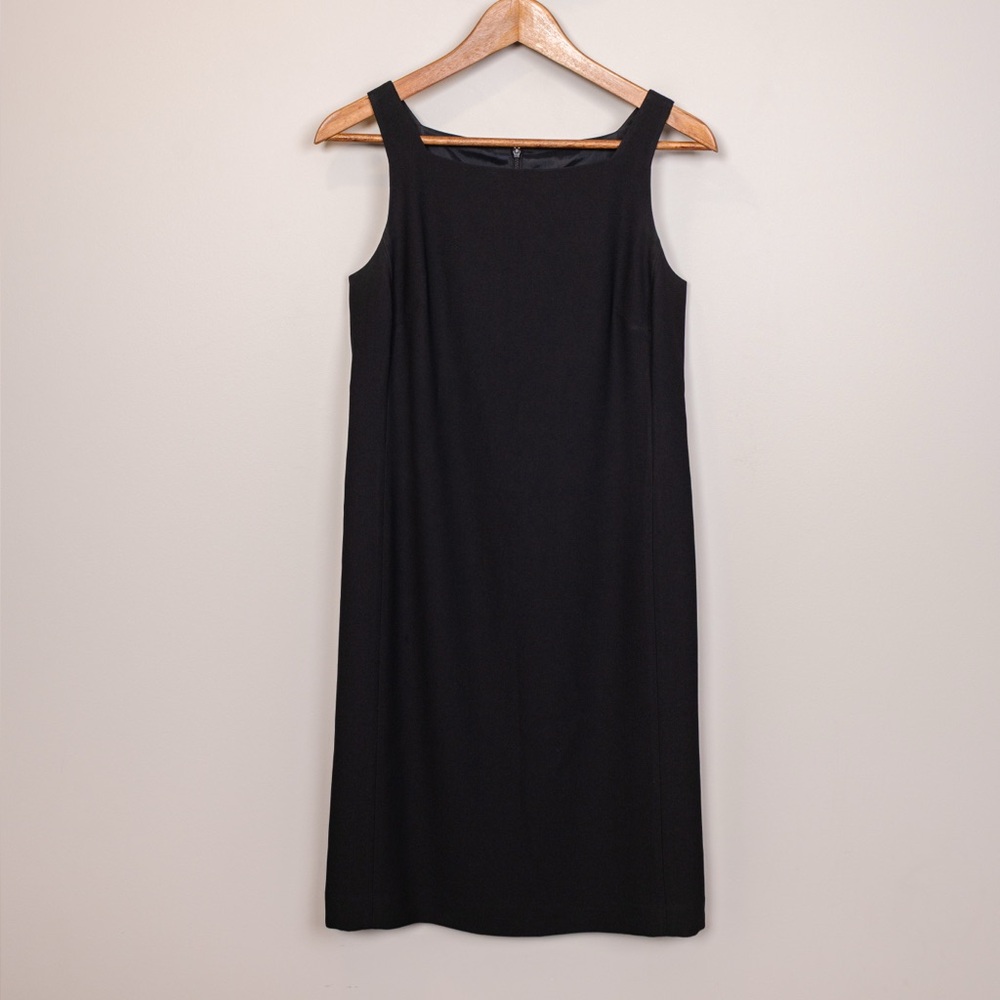 Bogato International “Little Black Dress” – Square Neck Sleeveless Midi